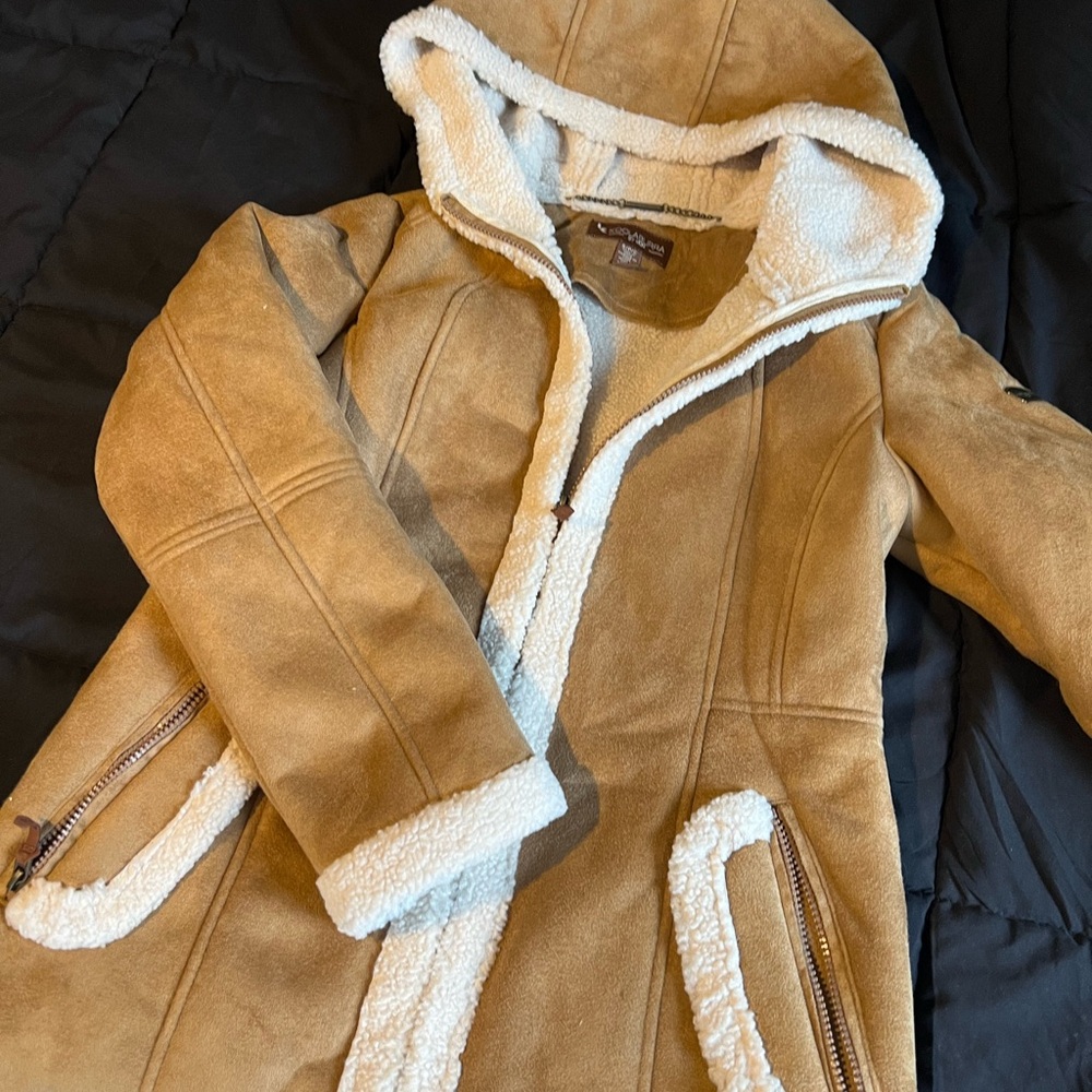Koolaburra by UGGS Faux Tan Jacket with Cream Fleece